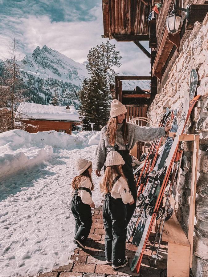 Mountain Hostel Gimmelwald Wengen Exterior foto